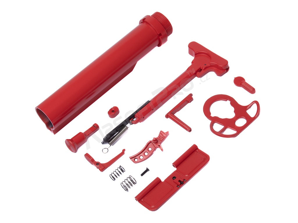 Kit de accesorii în culori coordonate pentru puștile AEG Airsoft din seria M4 / M16 - roșu [CYMA]