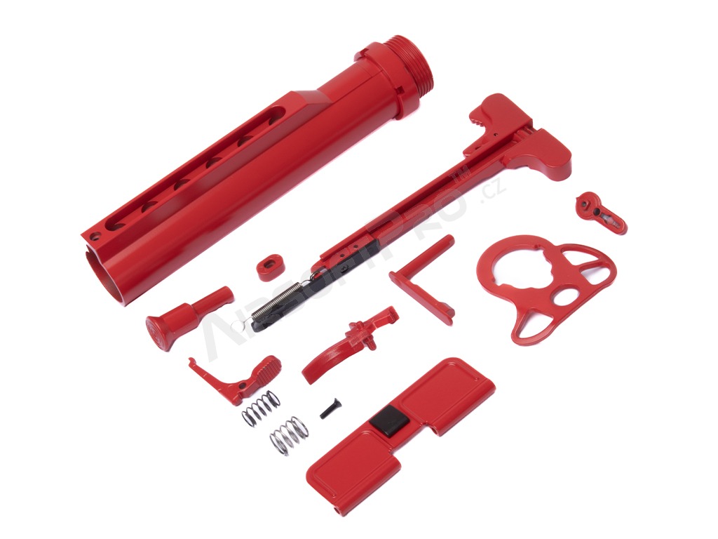 Kit de accesorii în culori coordonate pentru puștile AEG Airsoft din seria M4 / M16 - roșu [CYMA]