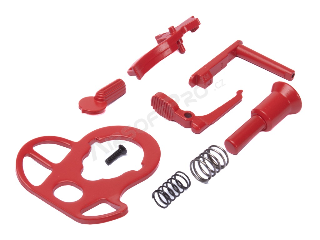 Kit de accesorii în culori coordonate pentru puștile AEG Airsoft din seria M4 / M16 - roșu [CYMA]