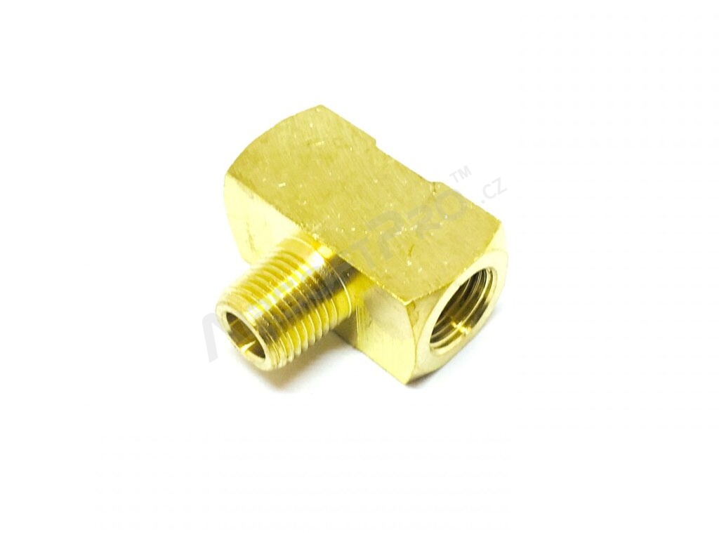 HPA cuplaj dublu în formă de T, 2x femelă 1/8NPT - ieșire