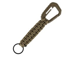 Breloc tactic cu paracord - Coyote Brown [101 INC]