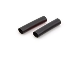 Tub termocontractabil 4mm - negru, 2 bucăți [TopArms]