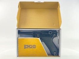 Pistol airsoft P08 Full Metal CO2 - versiune 4 inch, blowback - NON-FUNCTIONAL [KWC]