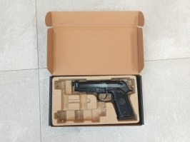 Pistol airsoft M9 A1 Gen 2, negru, fullmetal, blowback - 
FULL AUTO ONLY [WE]