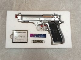 Pistol electric Airsoft M92F Argintiu militar, blowback (EBB) - UNFUNCTIONAL [Tokyo Marui]