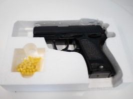 Airsoft spring pistol HW SP8 Compact Heavy weight - black - NON-FUNCTIONAL [Y&P]
