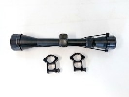 Lunetă 3-9x40 cu inele pentru montură înaltă - NON-FUNCTIONAL [A.C.M.]