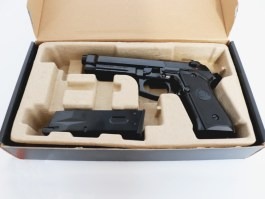 Airsoft pistol M9 A1 Gen 2, negru, fullmetal, blowback, full auto - DAMAGED [WE]