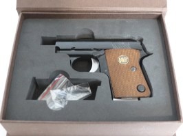 Pistol airsoft 1908 .25 ACP (CT25)- fullmetal, blowback, negru - NON-FUNCTIONAL [WE]