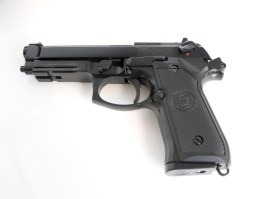 Airsoft pistol M9 A1 Gen 2, black, fullmetal, blowback, full auto - NON-FUNCTIONAL [WE]