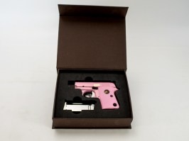 Pistol airsoft 1908 .25 ACP (CT25) - fullmetal, blowback - roz - NON-FUNCTIONAL [WE]