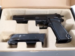 Pistol Airsoft Hi-Power MK3 - full metal, GBB, negru - NON-FUNCTIONAL [WE]