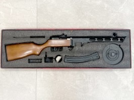 PPSh-41 EBB, metal complet, lemn adevărat (SW-09A) - RETURNAT DE CLIENT [Snow Wolf]