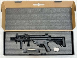 Airsoft MP5 CM.041G M-LOK Platinum, viteză mare - metal complet - NON-FUNCTIONAL [CYMA]