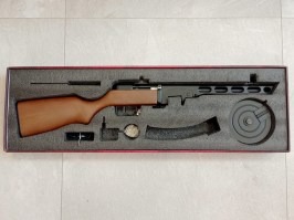 PPSh-41 EBB, metal complet, lemn adevărat (SW-09A) - SERVISED [Snow Wolf]