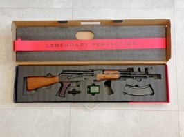 Airsoft replică pușcă de asalt EL-AKM Essential, ediție Mosfet - SERVISED [E&L]