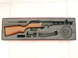 PPSh-41 EBB, metal complet, lemn adevărat (SW-09A) - RETURNED [Snow Wolf]