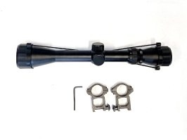 Lunetă 3-9x40 cu inele pentru montură înaltă - NON-FUNCTIONAL [A.C.M.]