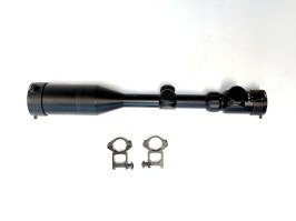 3-9x50E Luneta iluminată cu parasolar - negru - NON-FUNCTIONAL [Snow Wolf]