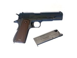 Pistol airsoft 1911 A1, full metal, gaz blowback - negru - RETURNAT [KJ Works]