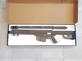 M82 (LT-20) pușcă de lunetist airsoft cu acțiune prin arc + lunetă 3-9x40, TAN - UNFUNCTIONAL [Lancer Tactical]