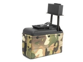 Magazin Mini 1500 cartușe pentru M249 Minimi - Multicam [A&K]