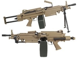 Mitralieră airsoft FN M249 PARA, metal complet, DE [A&K]