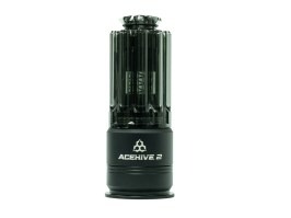 40mm gaz Granade AceHive V2 Negru pentru 80 BBs [ACETECH]