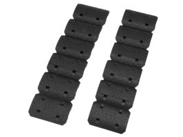 set de 12 bucăți de huse de protecție KeyMod - negru [A.C.M.]