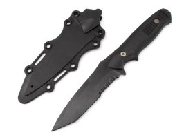 cuțit fals stil 141 cu capac din plastic - negru [EmersonGear]
