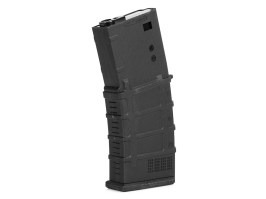 Mid-Cap 120 rds Polymer magazine PolyMag pentru M4 AEG - Negru [A.C.M.]