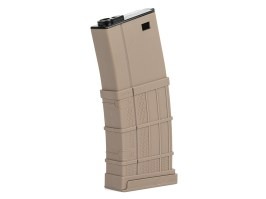 Mid-Cap 130 rds Polymer magazin PolyMag pentru M4 AEG - TAN [A.C.M.]