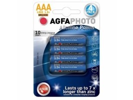 Baterii alcaline 1,5V AAA / LR03 - 4pcs [AgfaPhoto]