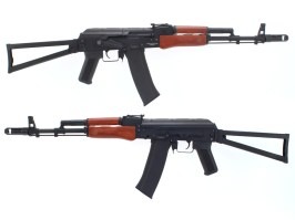 Arma Airsoft LT-50S AKS-74N ETU - oțel, lemn adevărat [Lancer Tactical]