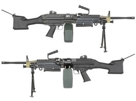 FN M249 MKII SAW Airsoft Mitralieră ușoară - Metal complet [A&K]