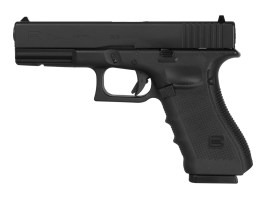 Pistol airsoft Glock 17 Gen.4, glisieră metalică, CO2 blowback - negru [UMAREX]