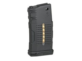 încărcător din polimer cu prindere îmbunătățită de 220 de cartușe pentru AR-10/SR25 - negru [Battleaxe]
