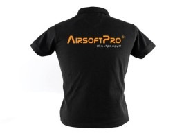 Tricou polo pentru bărbați AirsoftPro - negru [Elevate]