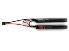 Baterie Li-Ion 7,4V 6000mAh 30C- Mini CQB cu Dean [TITAN]