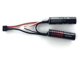 Baterie Li-Ion 7,4V 3000mAh 16C - Mini CQB cu Dean [TITAN]