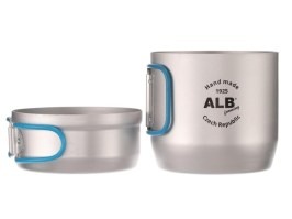 Set de ustensile de gătit din aluminiu MATTERHORN pentru 1 persoană, anodizat [ALB forming]