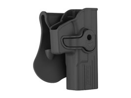 Holster tactic din polimer pentru seria G - negru [Amomax]