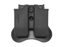 Husă tactică dublă pentru încărcătoare pentru M9/P226/CZ P09 - negru [Amomax]