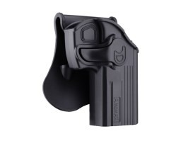 Husă din polimer tactic pentru CZ 75D Compact, Taurus 24/7 - negru [Amomax]