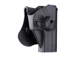 Holster tactic din polimer pentru G&G GTP-9, USP - negru [Amomax]