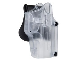 Holster universal din polimer tactic Per-Fit - transparent [Amomax]