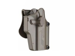 Holster universal din polimer tactic Per-Fit - FDE [Amomax]