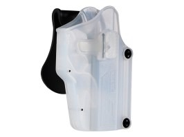 Holster universal din polimer tactic Per-Fit - transparent [Amomax]