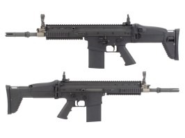 Arma de airsoft SCAR-H (AR-060E) cu EFCS - negru [Ares/Amoeba]