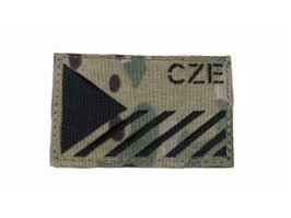 Patch tăiat cu laser Steag ceh 8x5cm (CZE) - Multicam [AS-Tex]